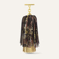 Pompom Tassel | Japanese Gardens Shimmer Metallic Gold with Gold hardware