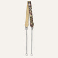 Gemini Strap | Japanese Gardens Shimmer Metallic Gold with Silver hardware
