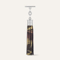 Capsule Tassel | Japanese Gardens with Silver hardware