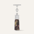Capsule Tassel Mini | Japanese Gardens with Silver hardware