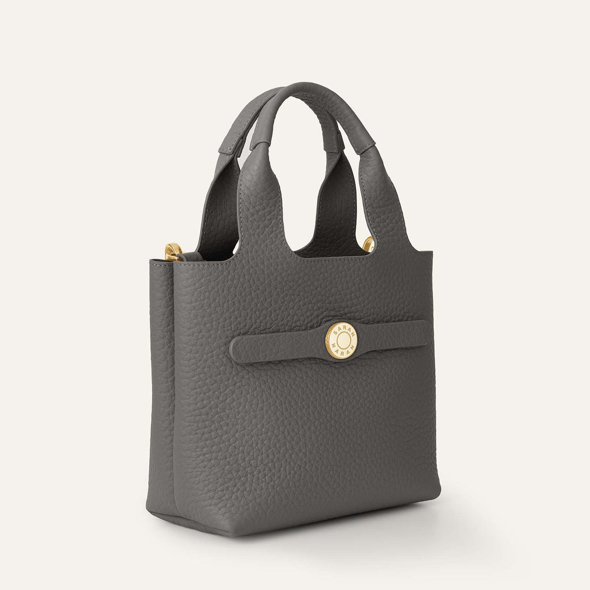 Tansy Mini | Lava Grey with Gold hardware