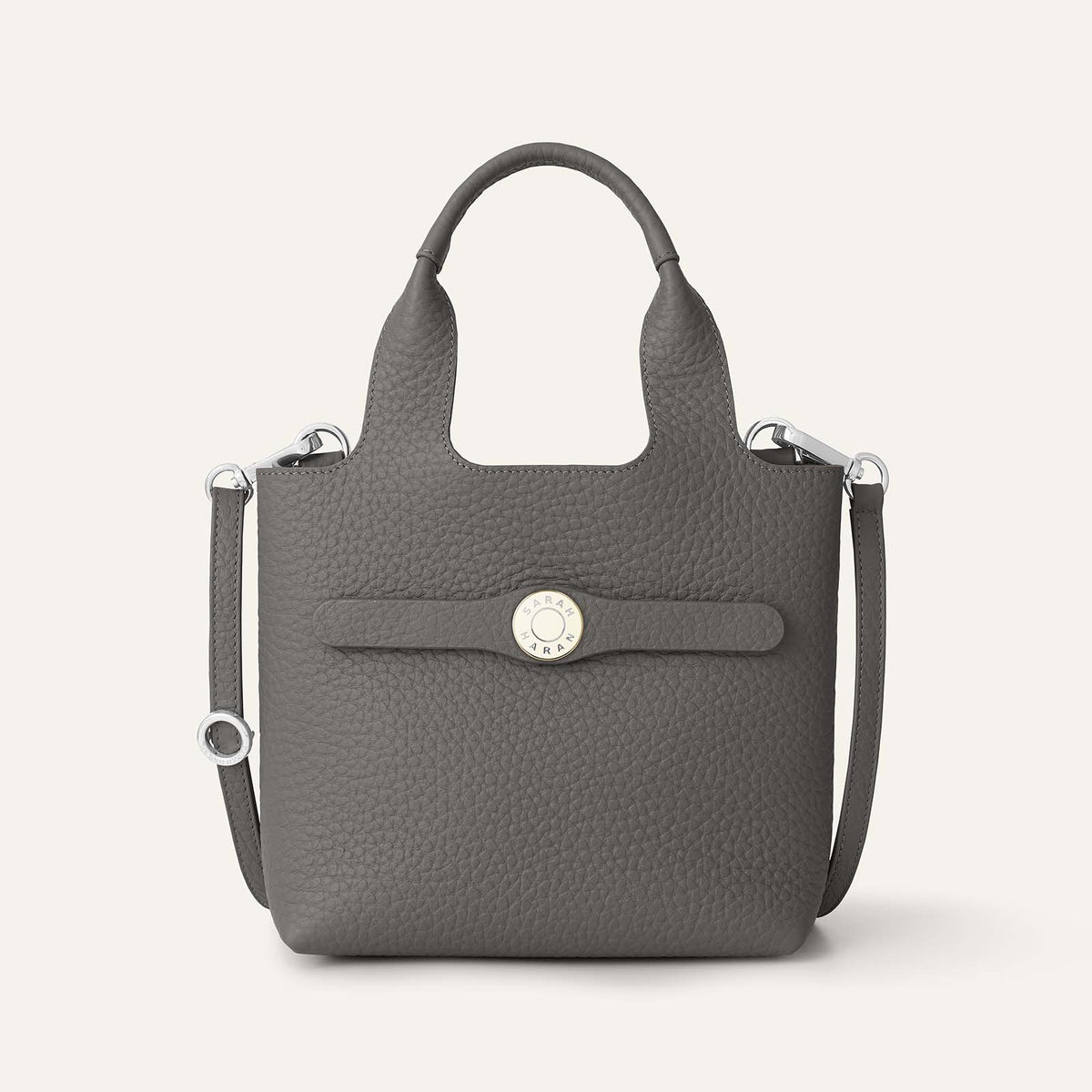 Tansy Mini | Lava Grey with Silver hardware