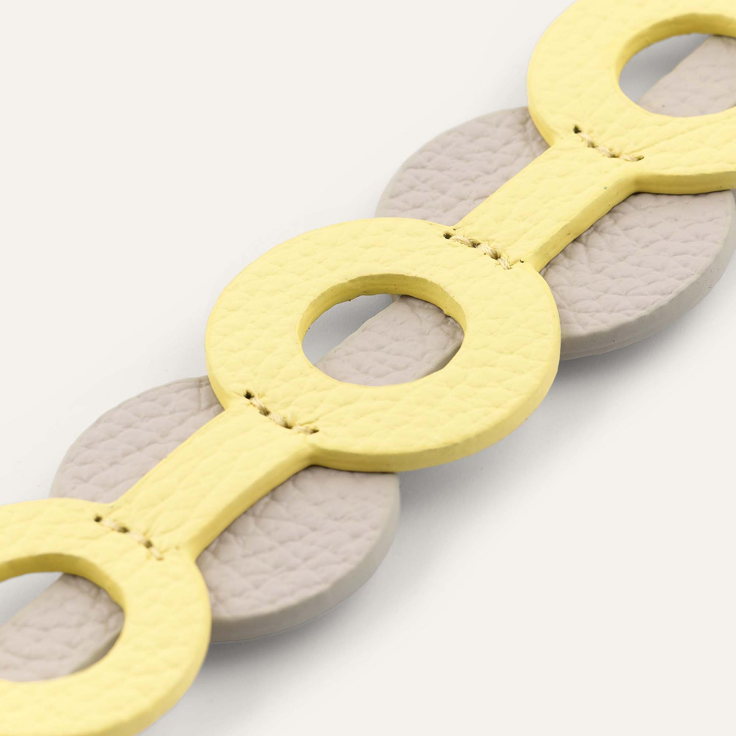 Deco Duo Classic | Lemon Cream with Silver hardware