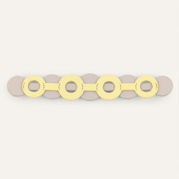 Deco Duo Classic | Lemon Cream with Gold hardware
