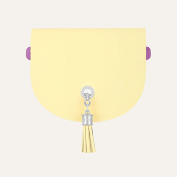 Flap Set Universal | Lemon Cream  with Silver hardware