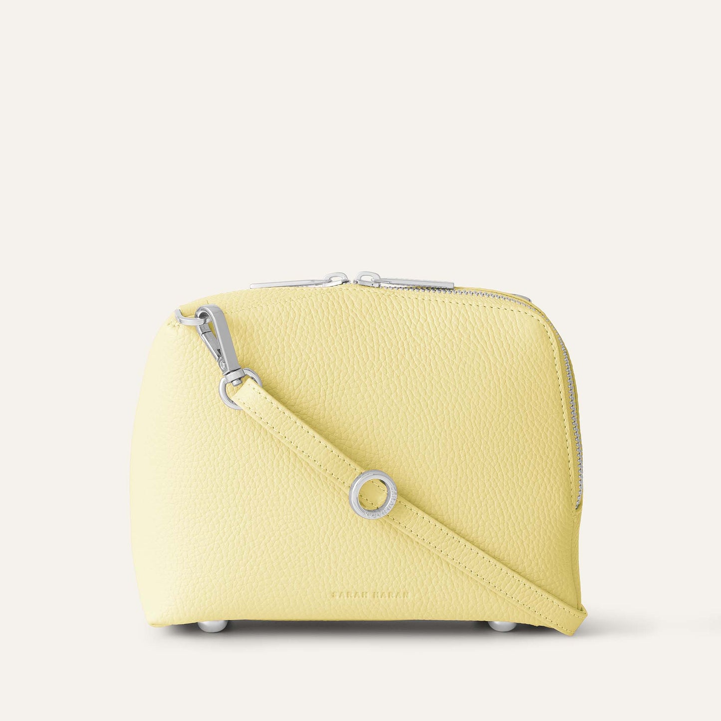 Lesley | Lemon with Silver hardware