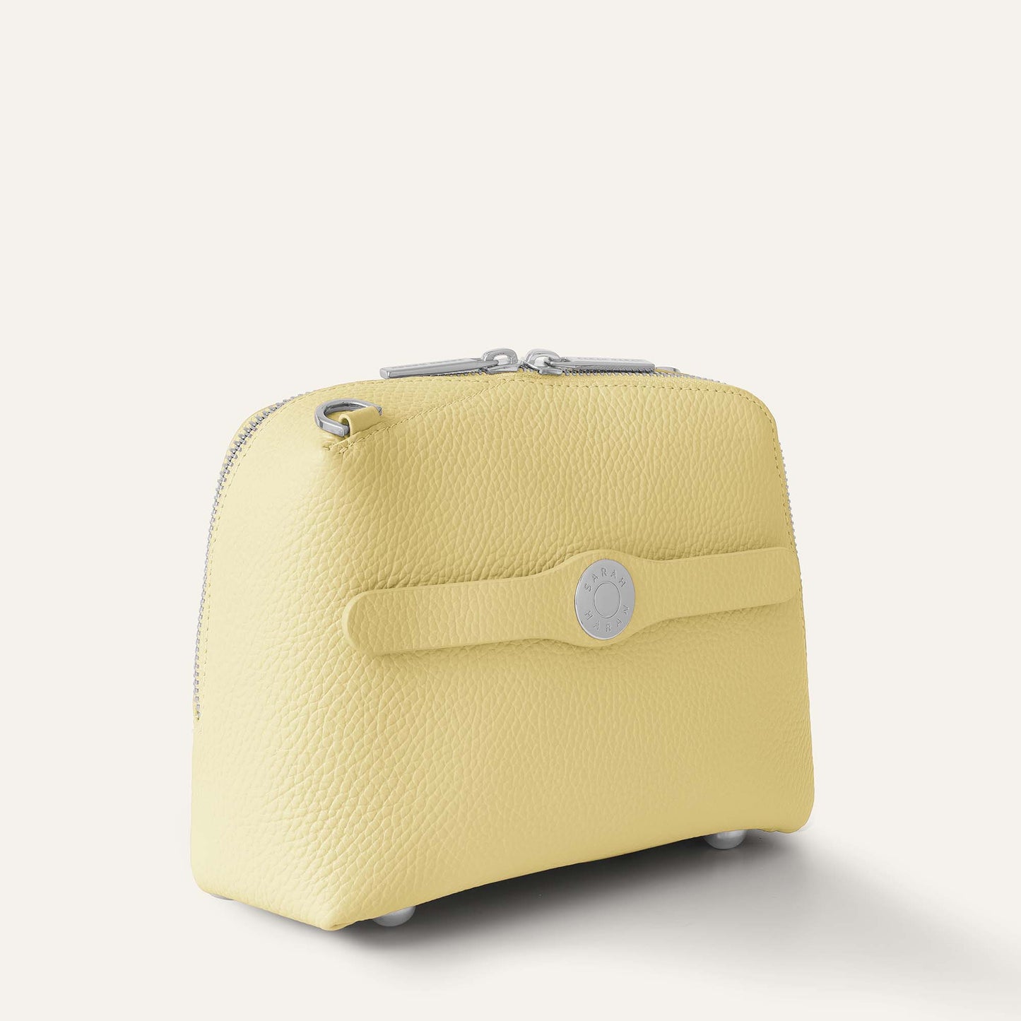 Lesley | Lemon with Silver hardware