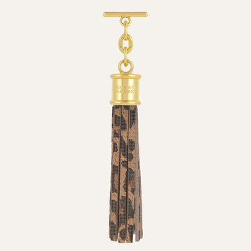 Capsule Tassel Classic | Leopard Luxe with Gold hardware