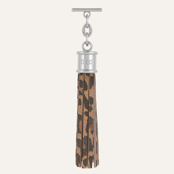 Capsule Tassel Classic | Leopard Luxe with Silver hardware