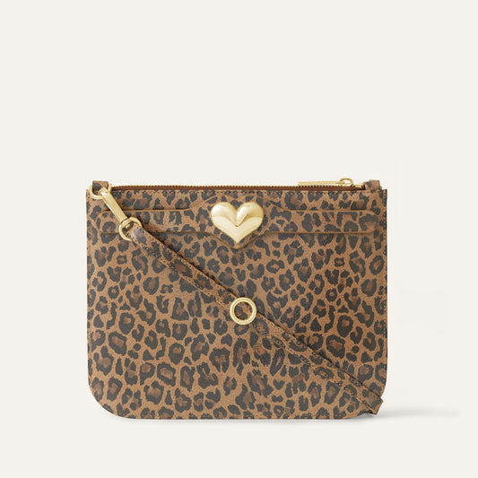 Ivy | Leopard Luxe with Gold hardware