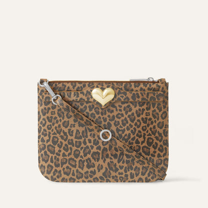 Ivy | Leopard Luxe with Silver hardware