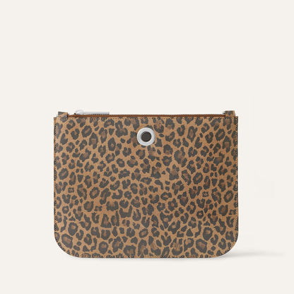 Ivy | Leopard Luxe with Silver hardware