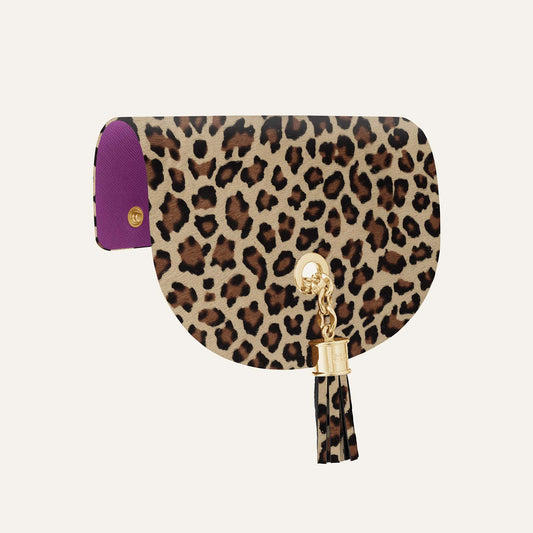 Mini Duo | Leopard with Gold hardware