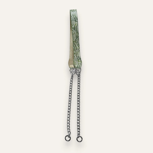 Complimentary Gift | Lichen Soft Metallic Silver with Silver hardware