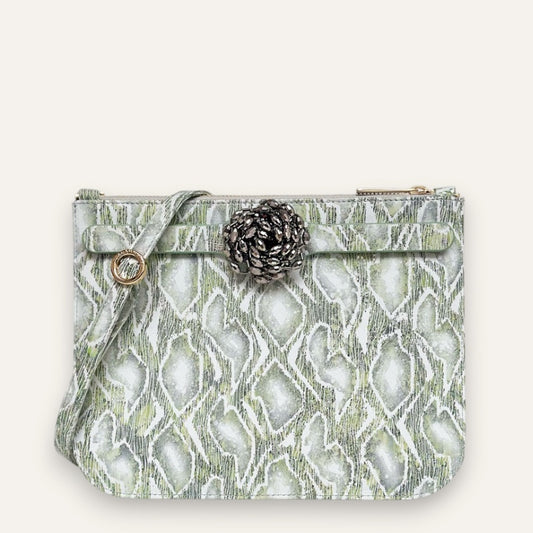 Ivy | Lichen with Gold hardware