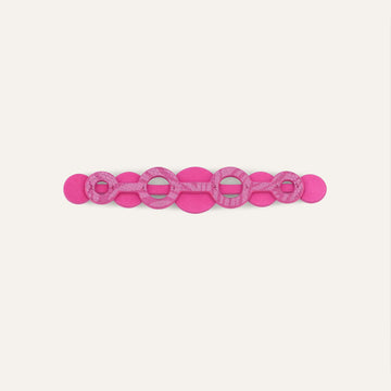 Deco Duo Mini | Magenta Wave with Gold hardware