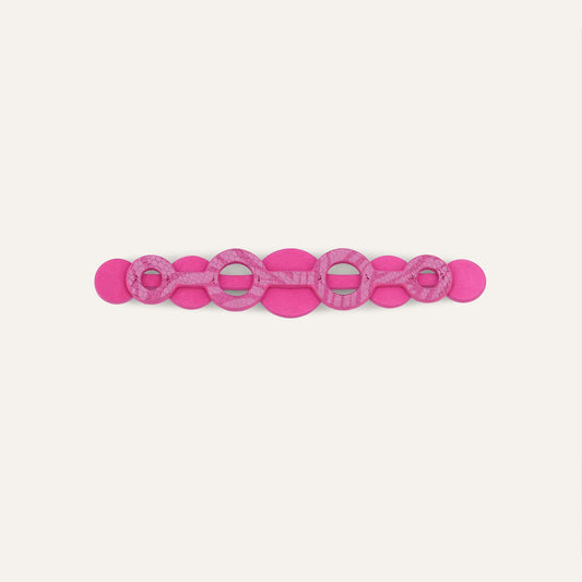 Deco Duo Mini | Magenta Wave with Gold hardware