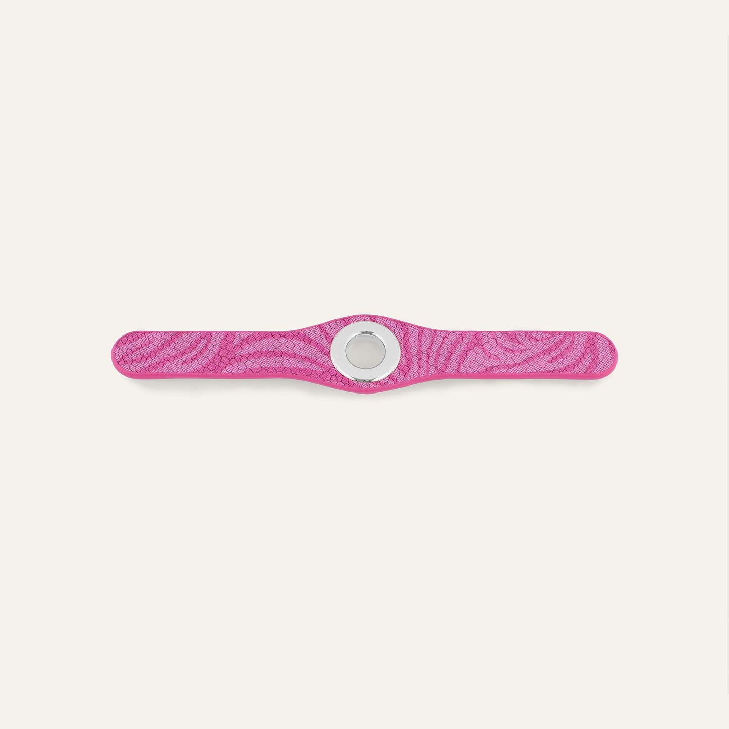 Deco Mini | Magenta Wave with Silver hardware