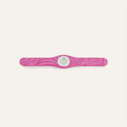 Deco Mini | Magenta Wave with Silver hardware