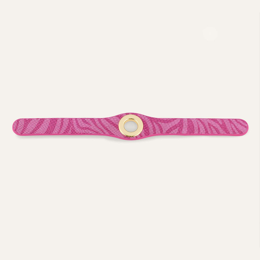 Complimentary Accessory | Magenta Wave with Gold hardware