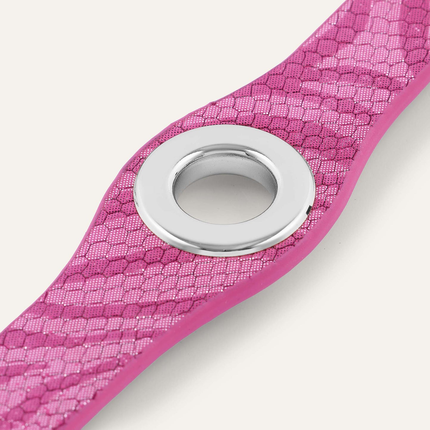 Deco Classic | Magenta Wave with Silver hardware