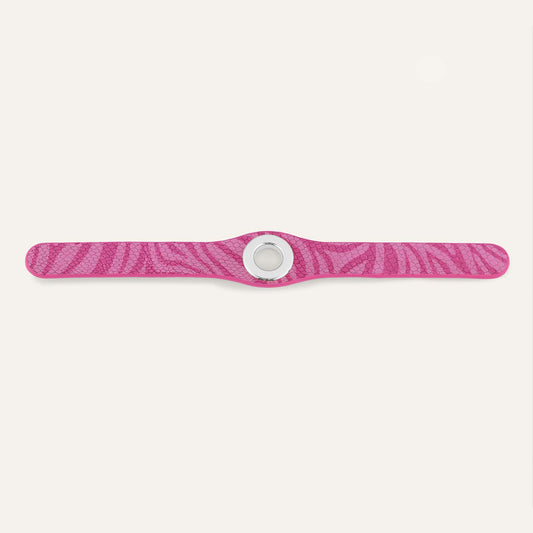 Deco Classic | Magenta Wave with Silver hardware