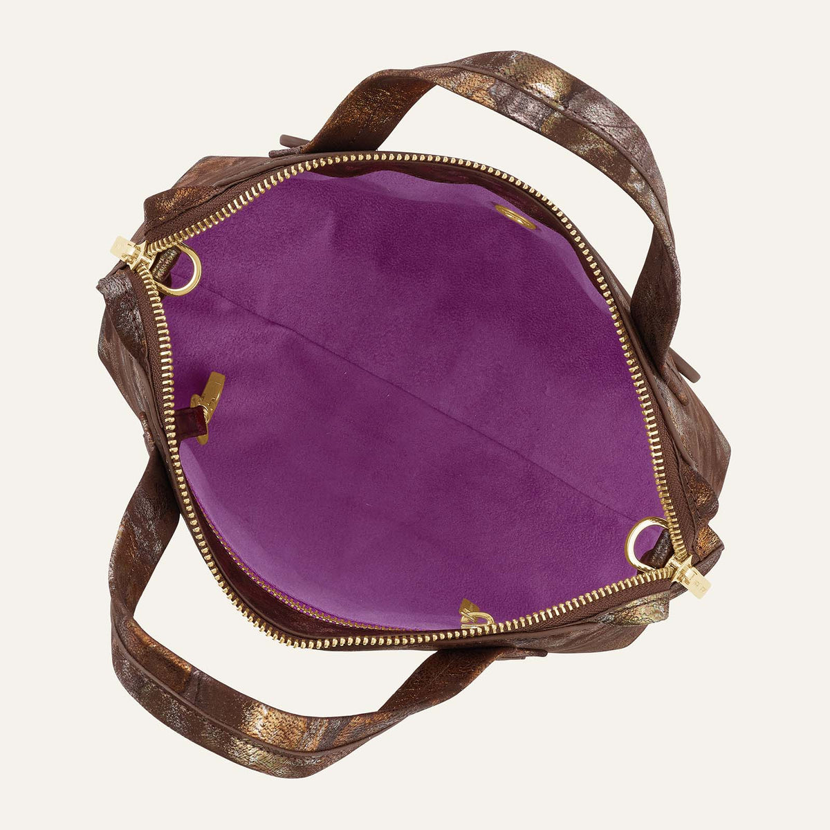 Mini J | Marrakech Bloom with Gold hardware