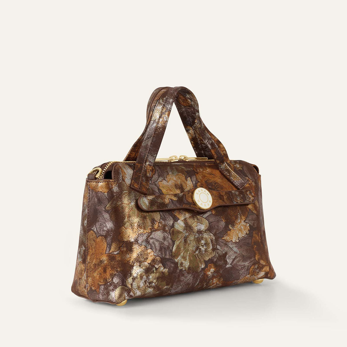 Mini J | Marrakech Bloom with Gold hardware