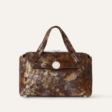 Mini J | Marrakech Bloom with Silver hardware
