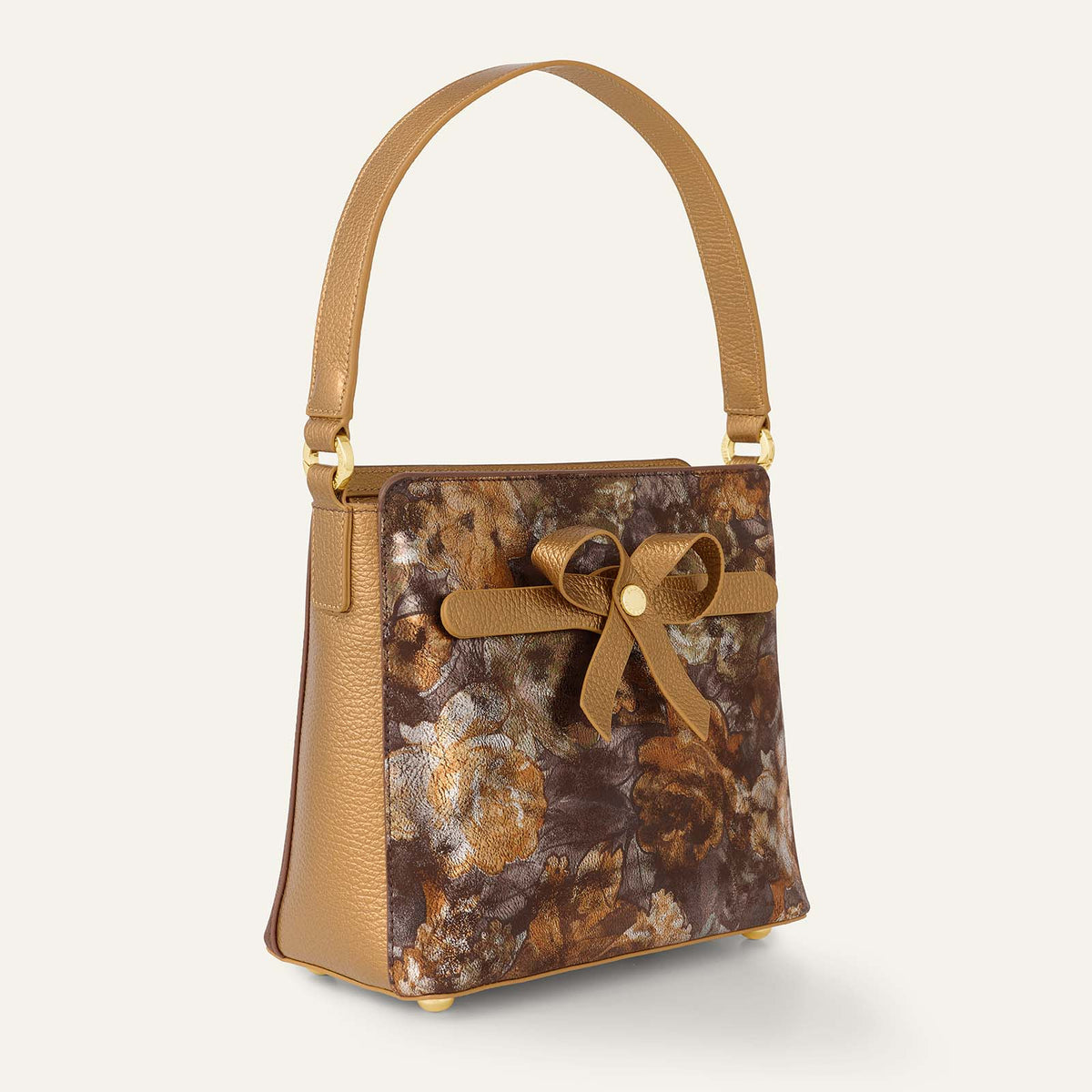 Rosa Handbag | Marrakech Bloom & Bronze with Gold hardware
