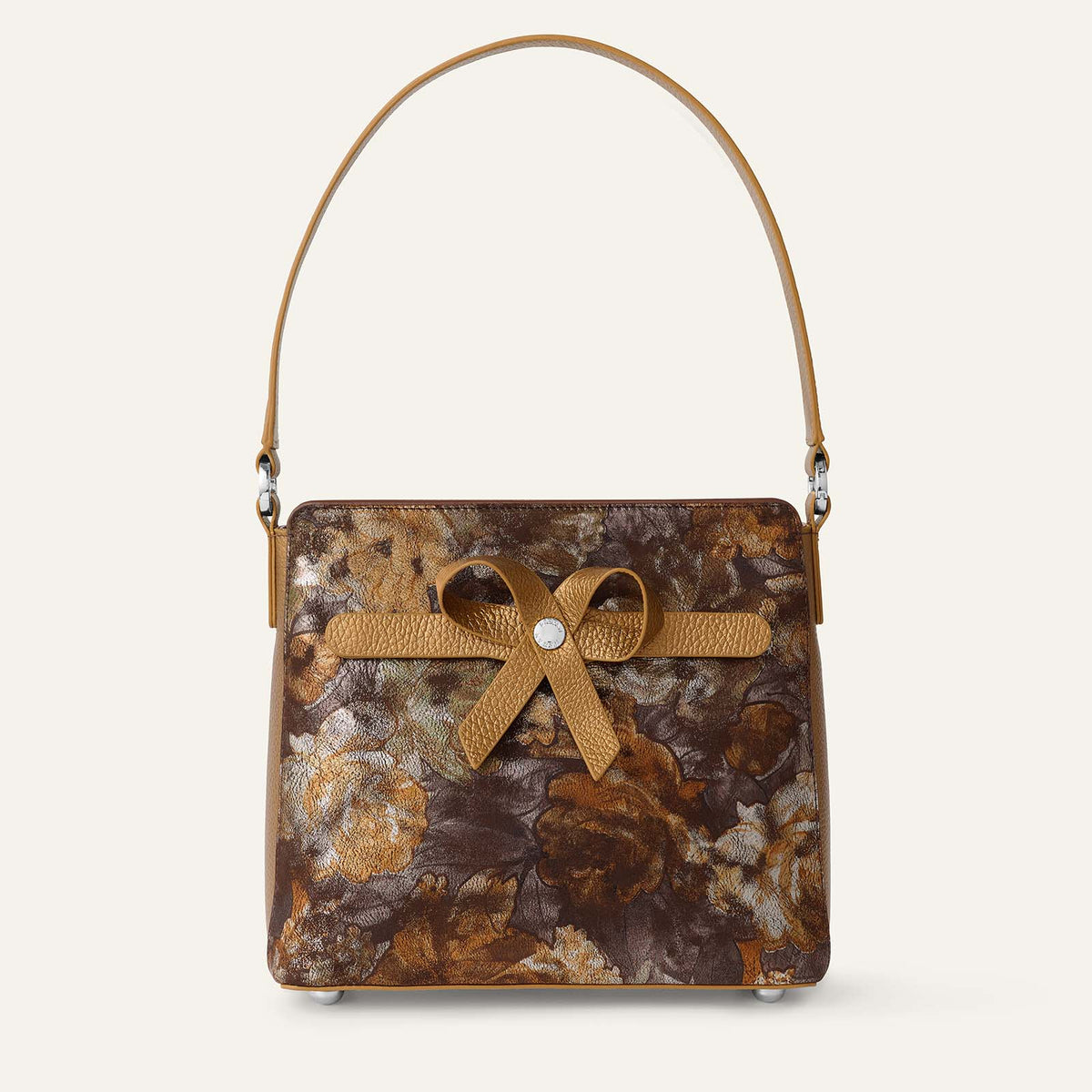 Rosa Handbag | Marrakech Bloom & Bronze with Silver hardware