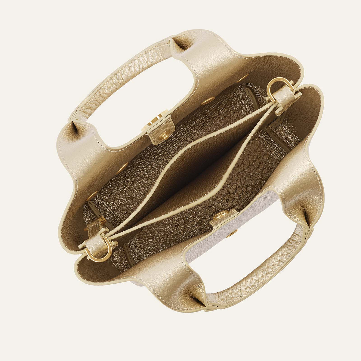 Tansy Mini | Gold with Gold hardware