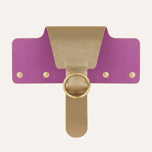 Ring Flap Classic | Metallic Gold with Gold hardware