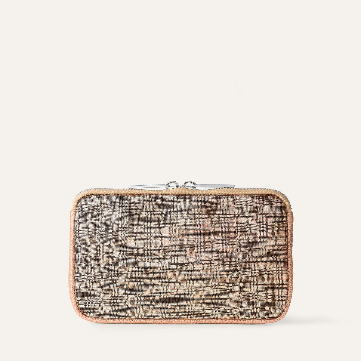 Complimentary Bag | Metallic Rose Gold Mix with Silver hardware