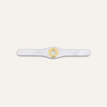 Deco Mini | Metallic Silver with Gold hardware