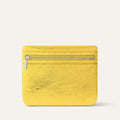 Mia Pouch | Metallic Sunshine with Silver hardware