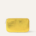 Millie Pouch | Metallic Sunshine with Silver hardware
