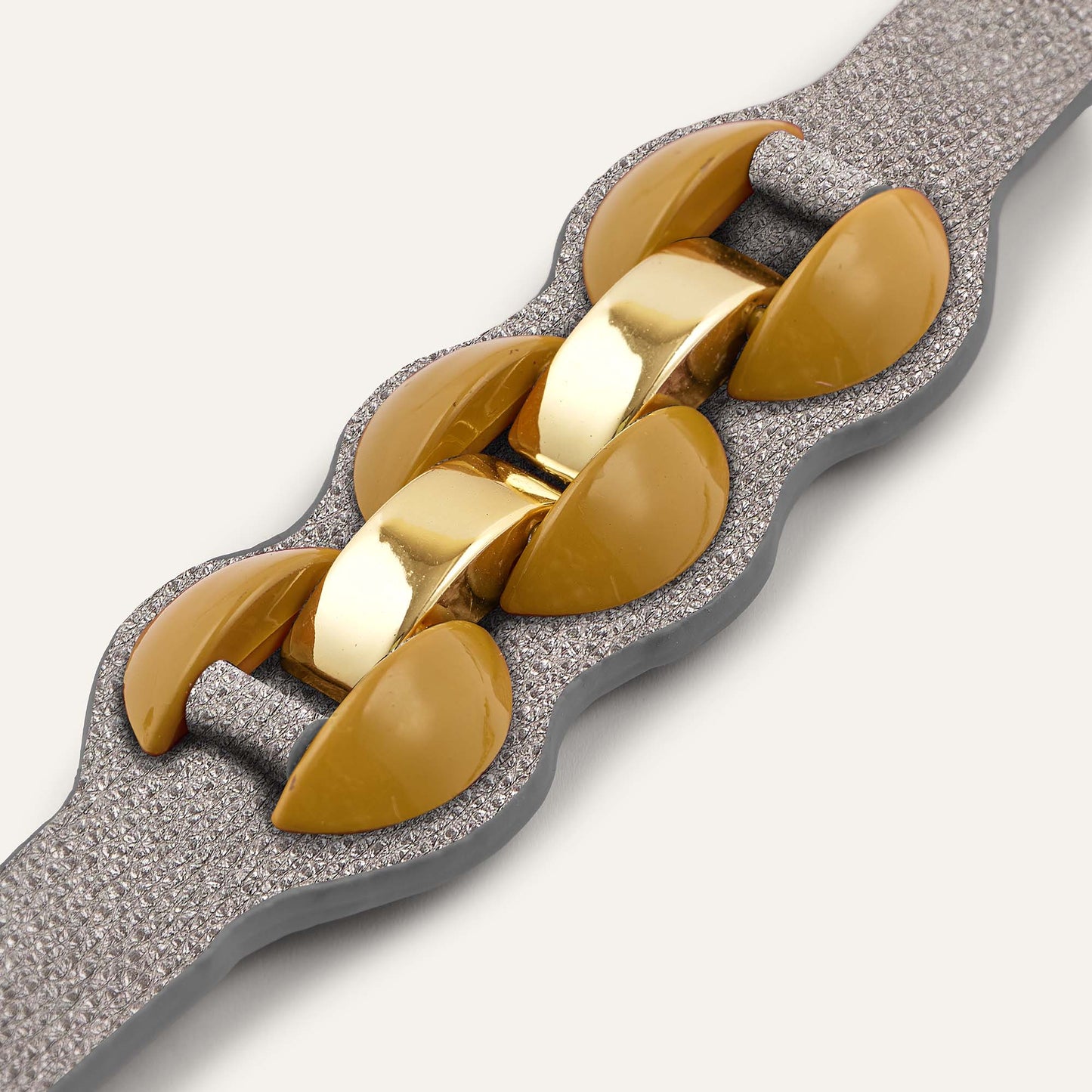 Luxe Loop Deco Classic | Titanium with Gold hardware