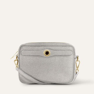 Millie Crossbody | Titanium with Gold hardware