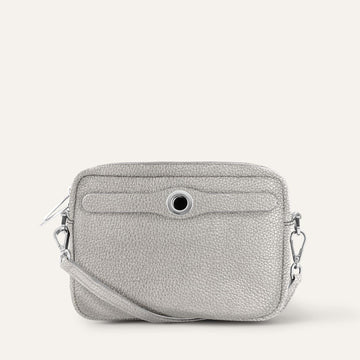Millie Crossbody | Titanium with Silver hardware