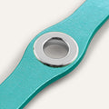 Deco Mini | Metallic Turquoise with Silver hardware