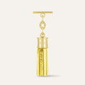 Capsule Tassel Mini | Metallic Gold with Gold hardware