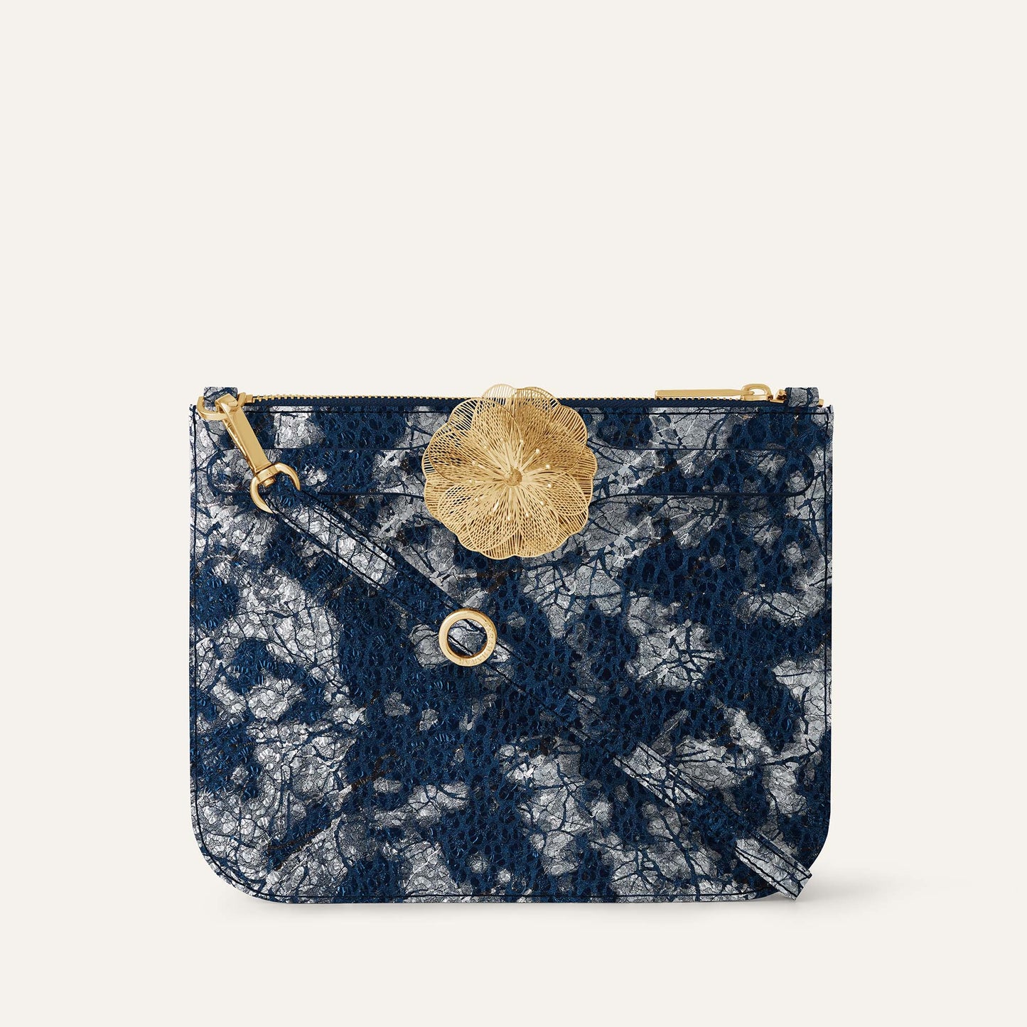 Ivy | Midnight Pearl with Gold hardware