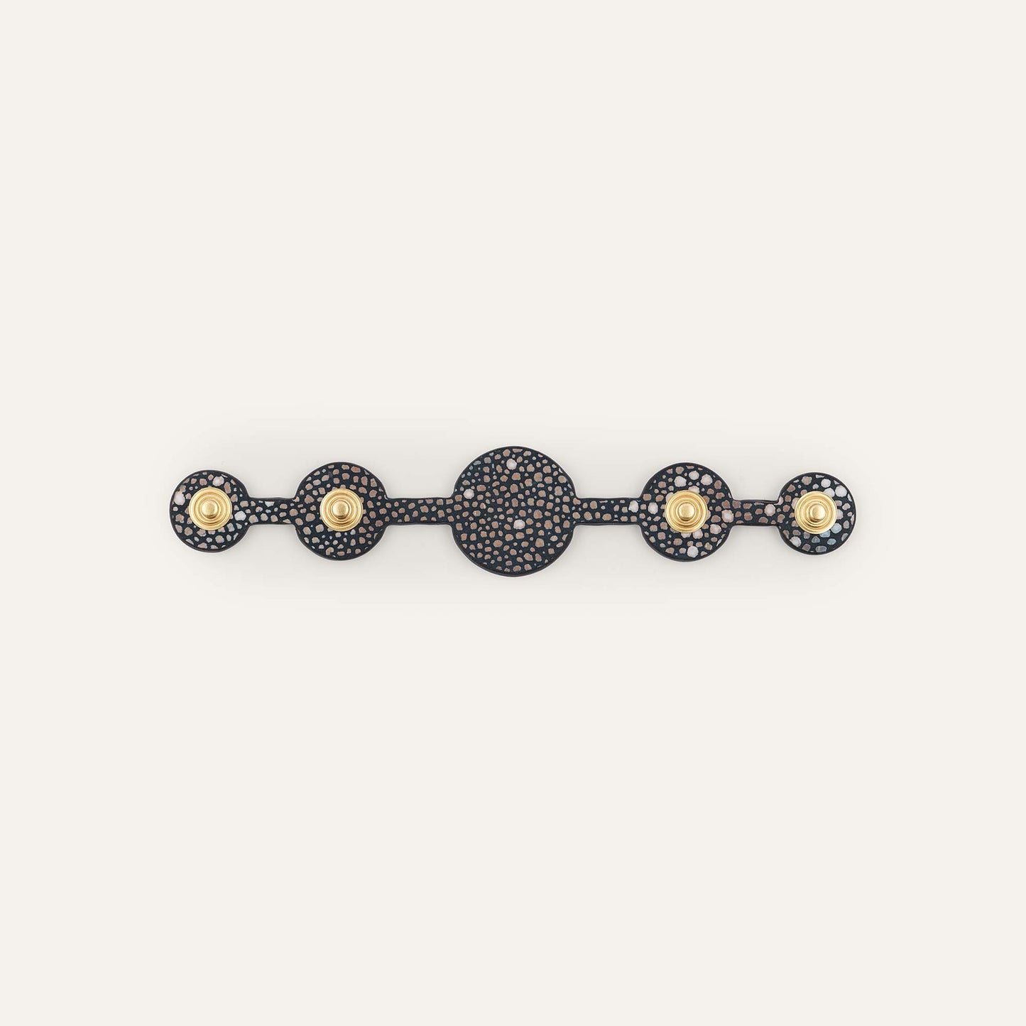 Deco Solo Mini | Multi Colour Shagreen  with Gold hardware