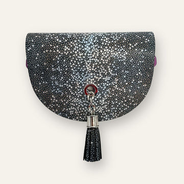 Flap Set Universal | Multi Shagreen with Silver hardware