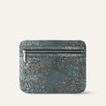Mia Pouch | Multi Shagreen with Silver hardware