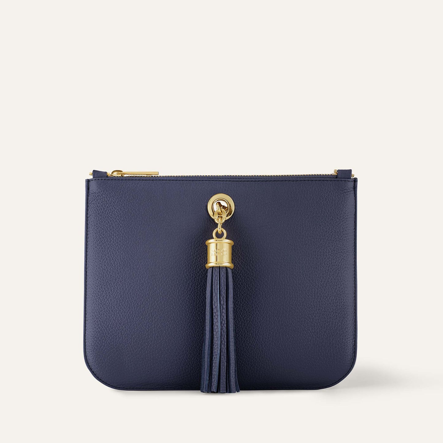 Dahlia Tote | Navy with Gold hardware