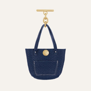 Handbag Tassel | Navy with Gold hardware