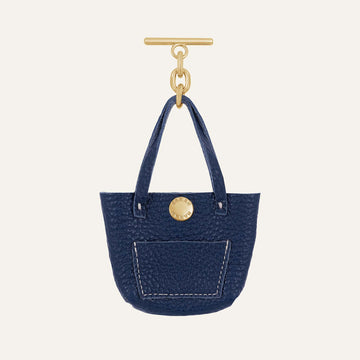 Handbag Tassel | Navy with Gold hardware