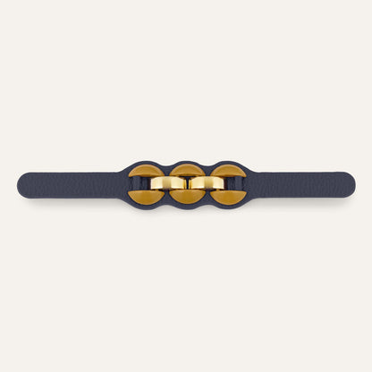 Luxe Loop Deco Classic | Navy with Gold hardware